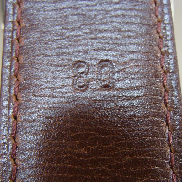 AUTH HERMES INDIANA THIN H LEATHER BELT & BUCKLE - Picture 5 of 10